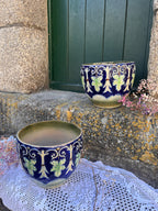 Maceta mayòlica . Francia.