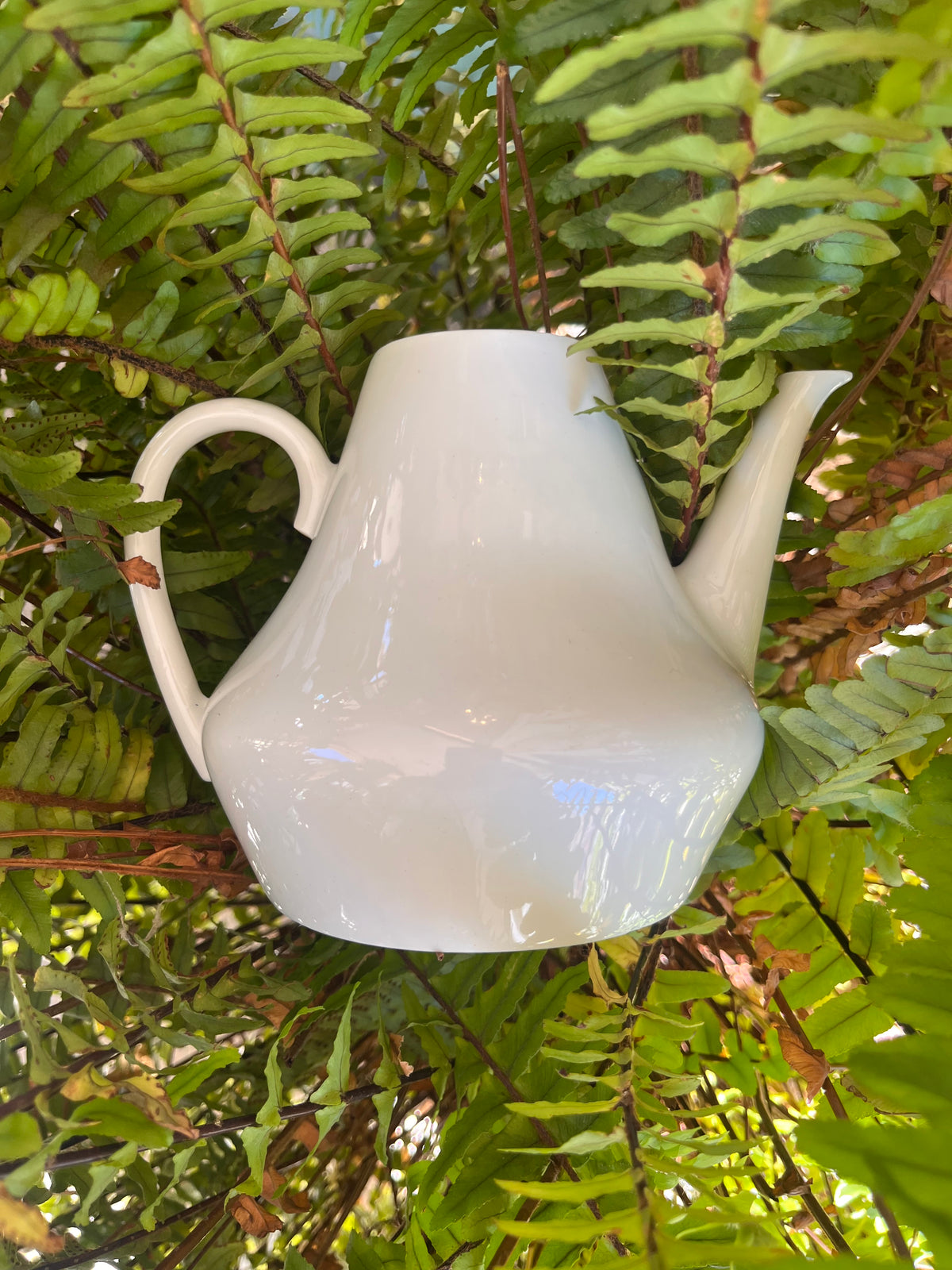 Tetera porcelana blanca de O Castro.