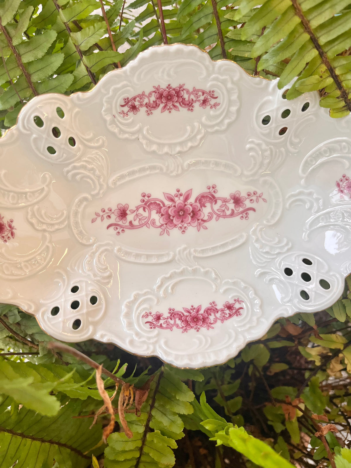 Fuente porcelana de Bavaria.  Lindbergh Kueps