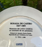 Plato porcelana O Castro