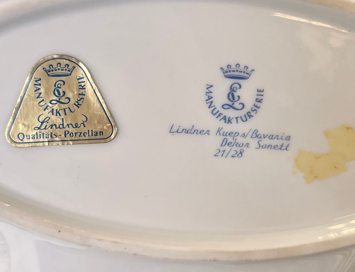 Fuente porcelana de Bavaria.  Lindbergh Kueps