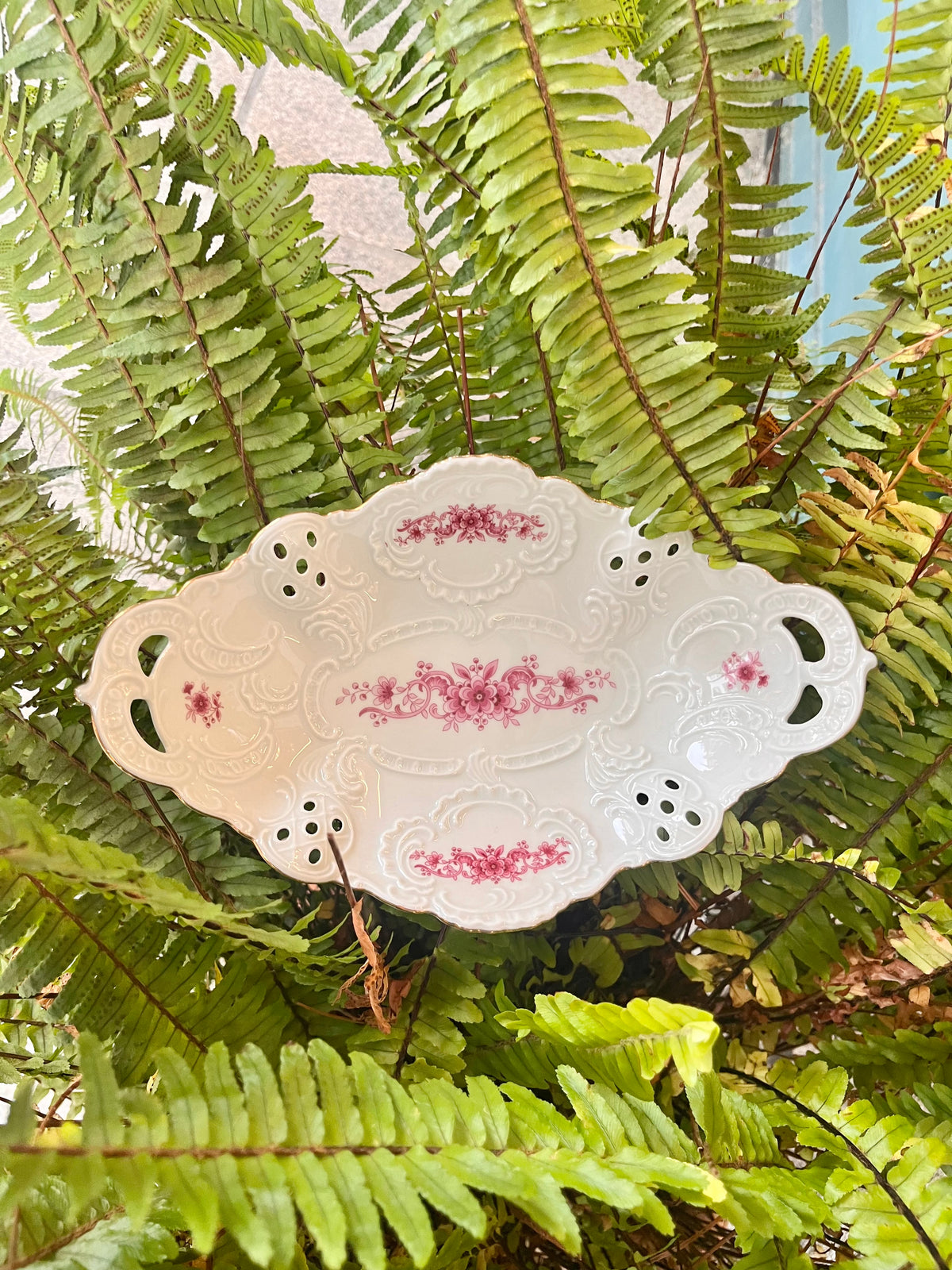 Fuente porcelana de Bavaria.  Lindbergh Kueps