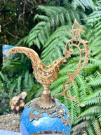 Sevres. Jarra porcelana y bronce.