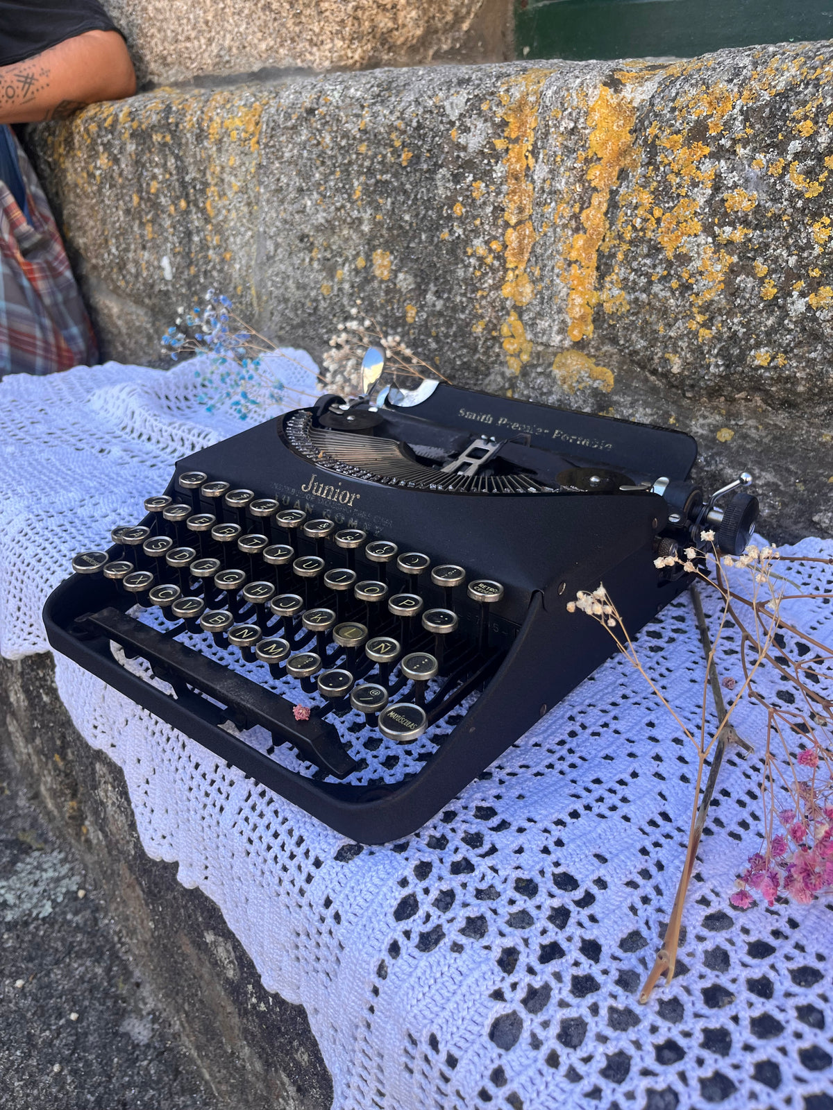 Màquina de escribir Junior Smith Premier Portable.