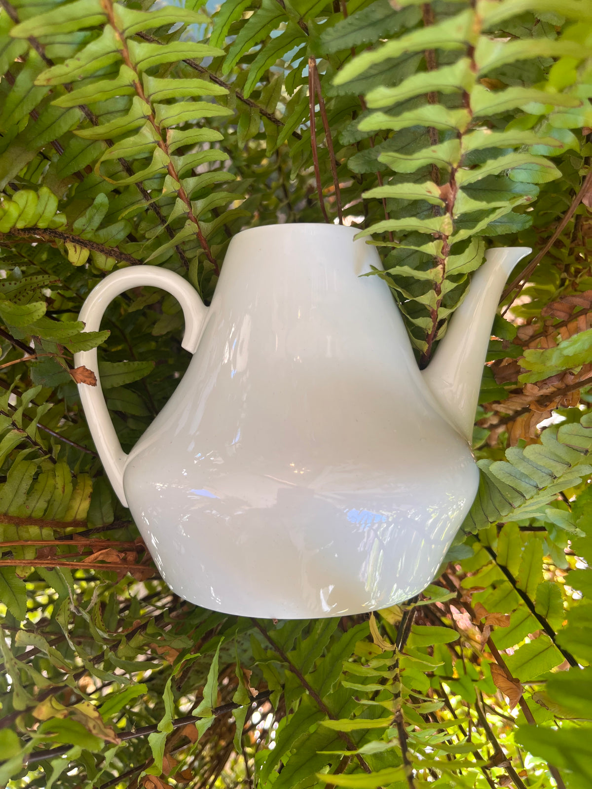Tetera porcelana blanca de O Castro.