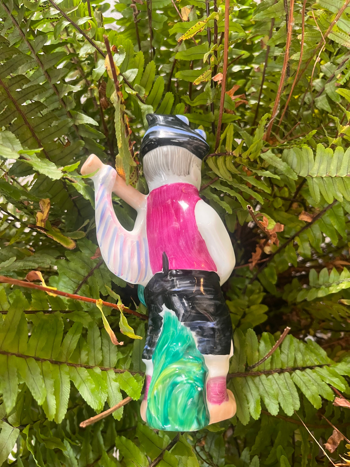 Figura gaiteiro de porcelana O Castro