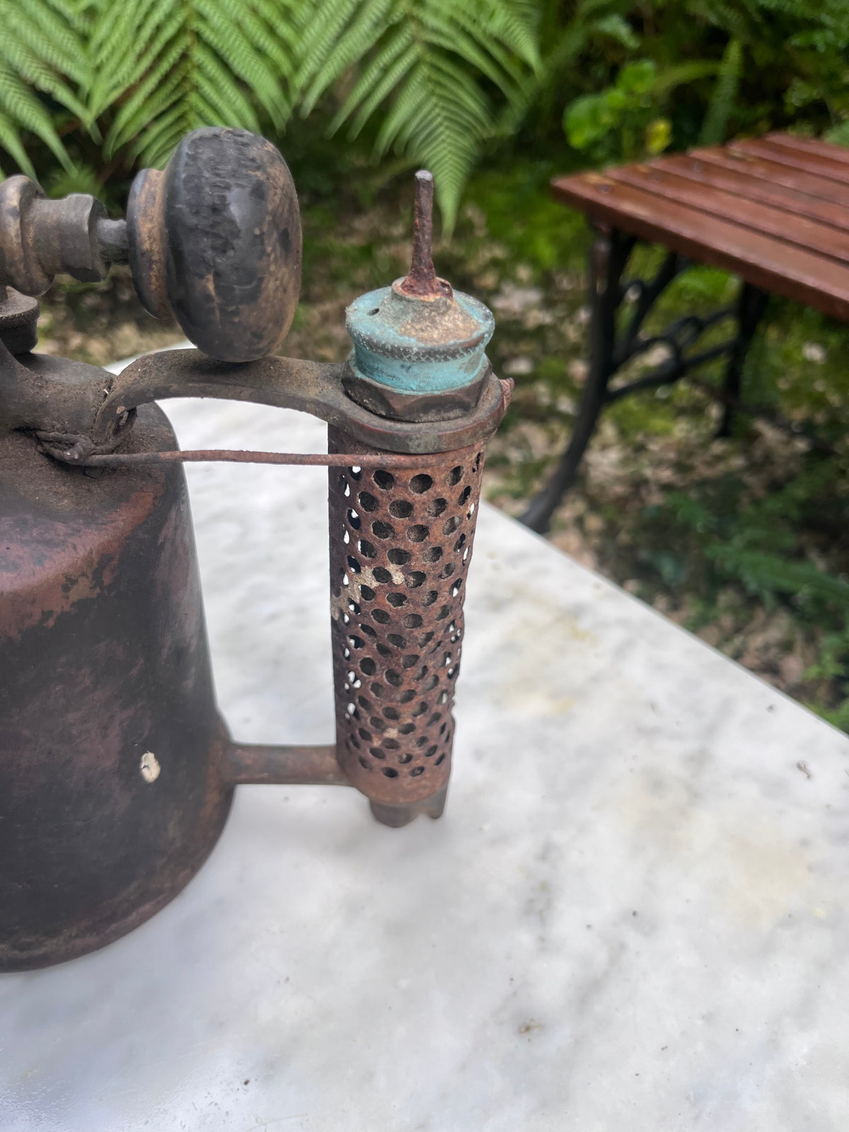Soplete antiguo de latòn.