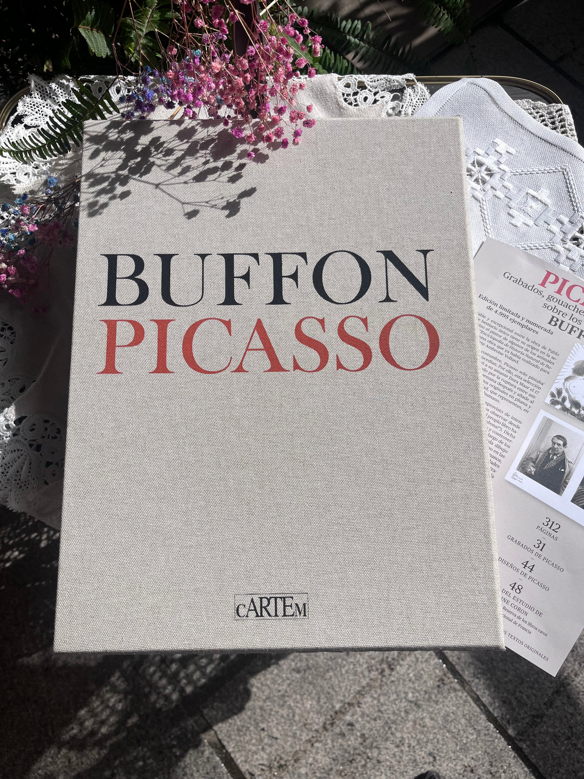 PICASSO . Grabados, gouaches y dibujos originales sobre los textos de BUFFON. CARTEM