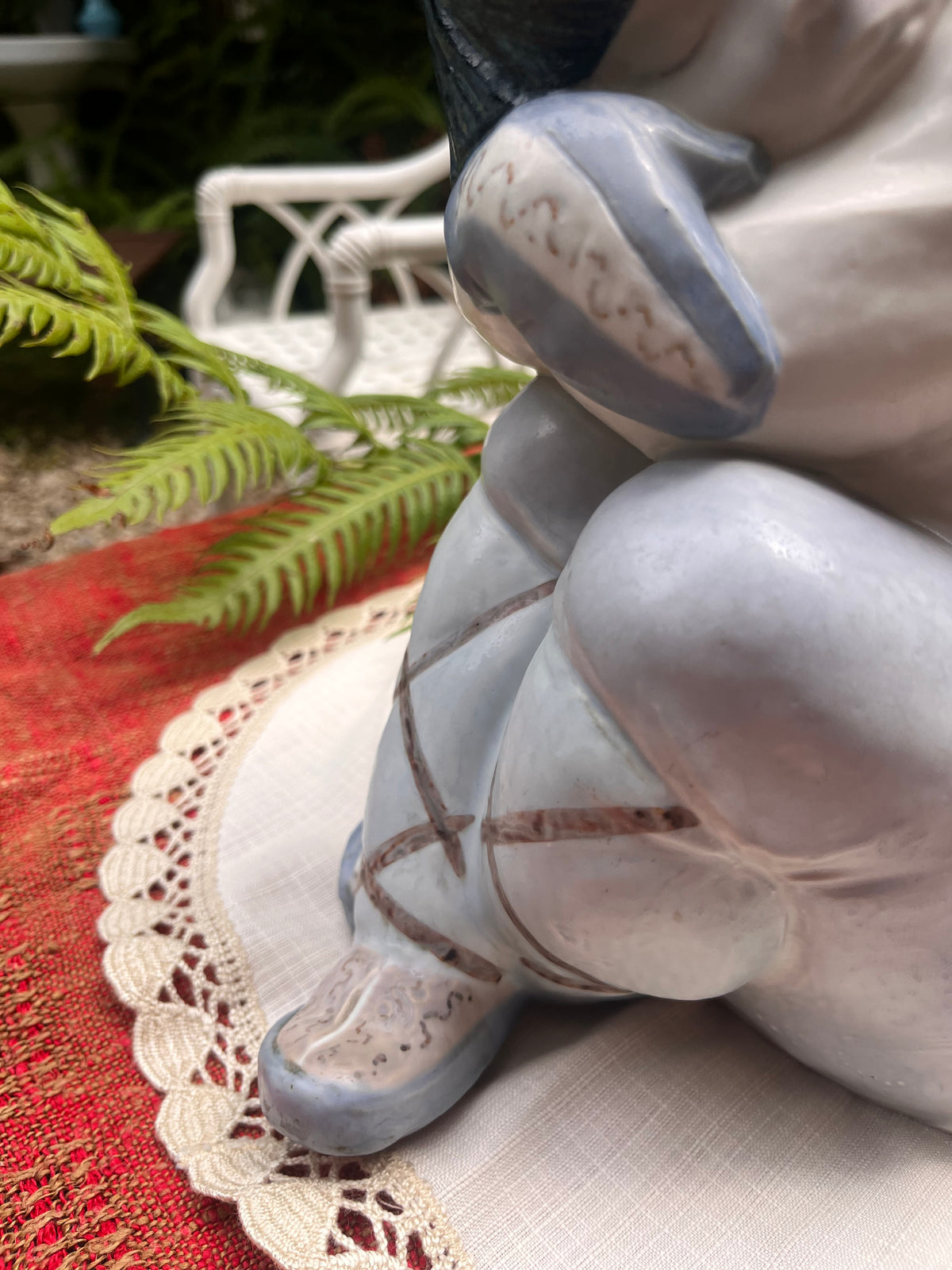 Figura esquimal de porcelana Lladró .