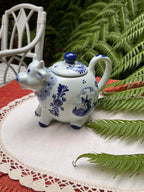 Tetera porcelana holandesa Delf.