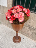 Macetero copa alto.