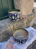Maceta mayòlica . Francia.