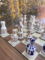 Juego de ajedrez de Sargadelos y La Voz de Galicia.
