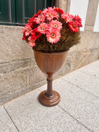 Macetero copa alto.