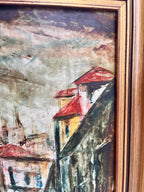 Òleo sobre tabla de Julio Fdez. Argüelles