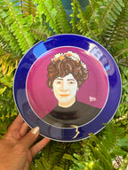 Plato porcelana O Castro