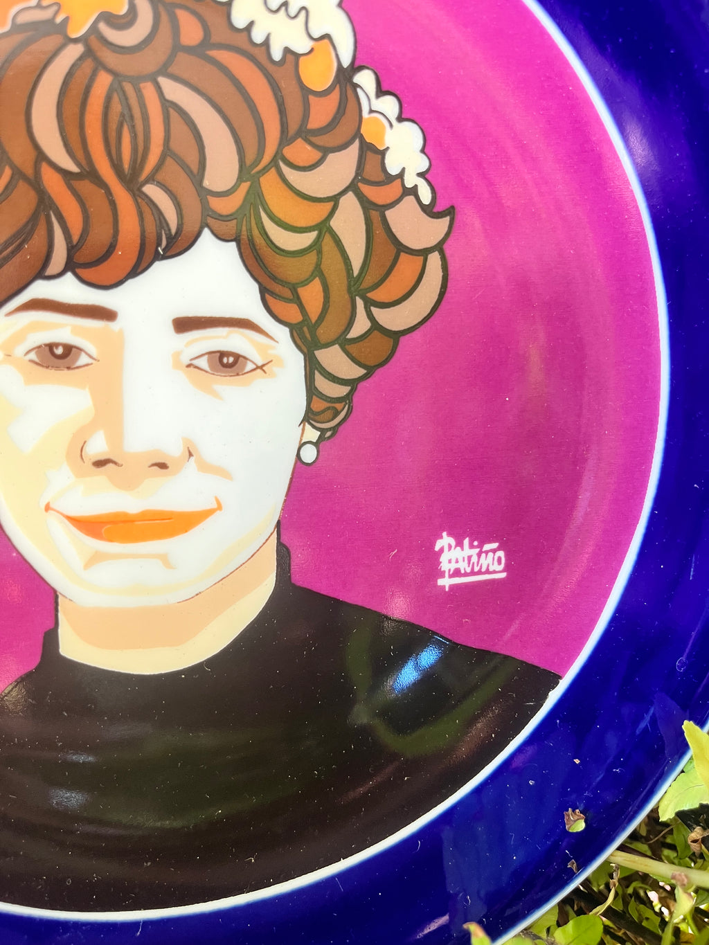 Plato porcelana O Castro