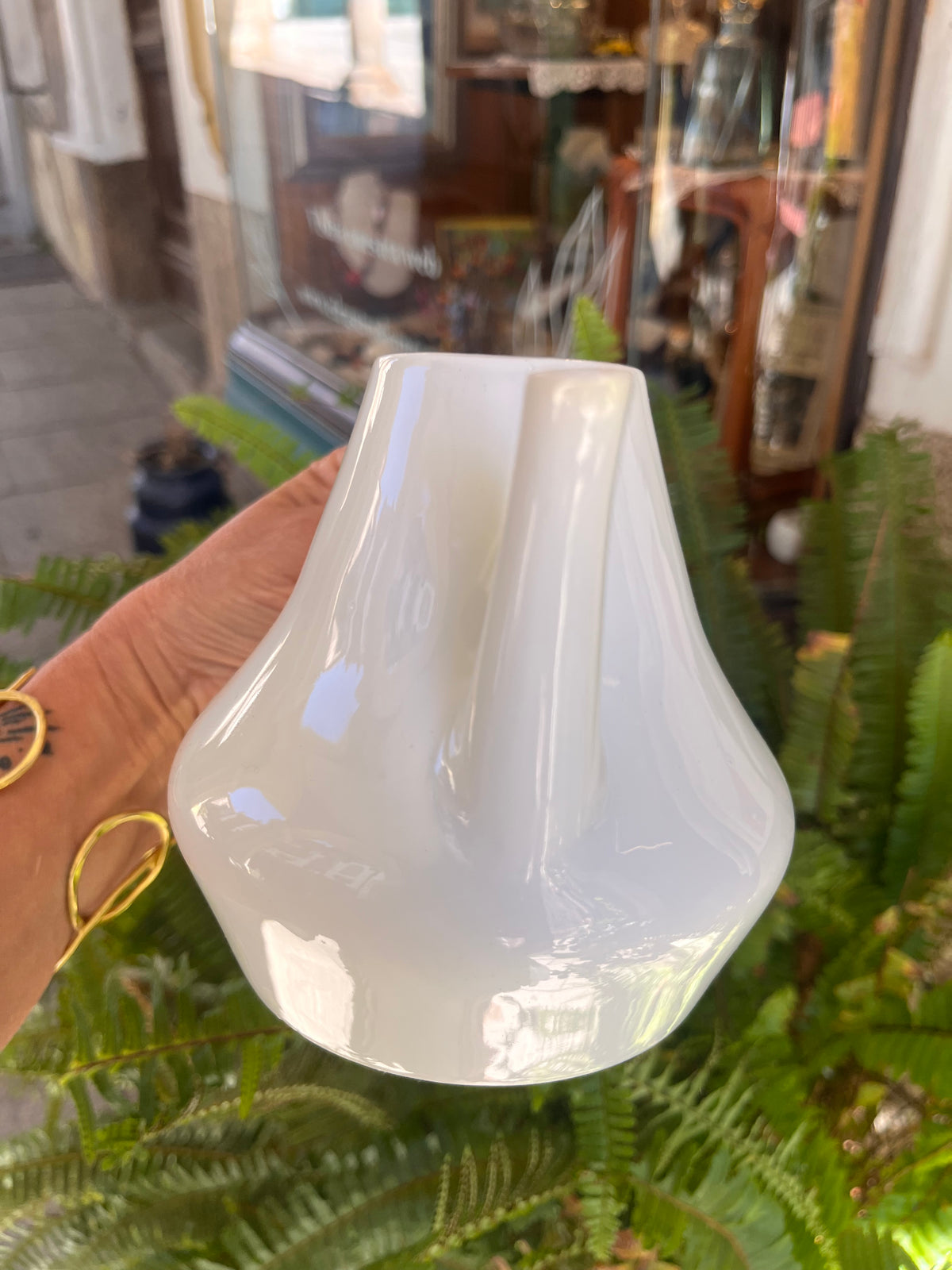 Tetera porcelana blanca de O Castro.