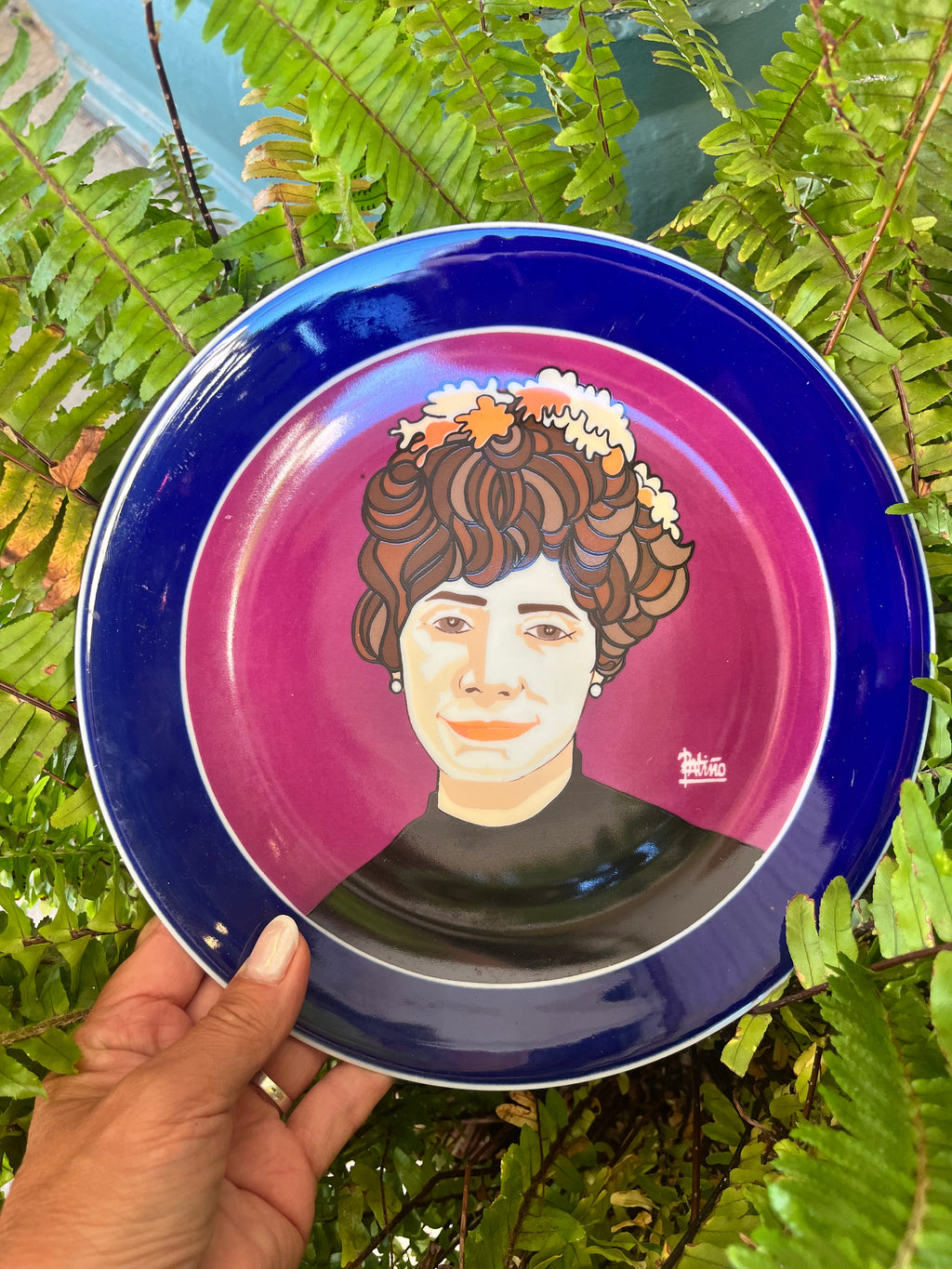 Plato porcelana O Castro