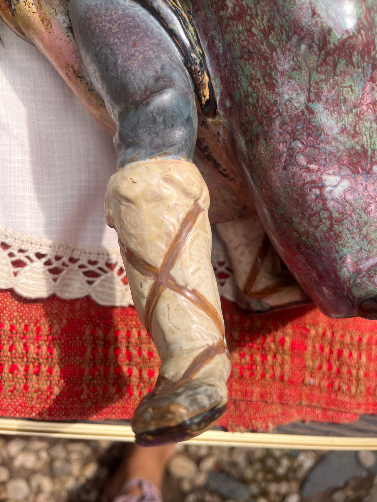 Figura pareja con perro de Lladrò.