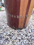 Antiguo botellero de barco.