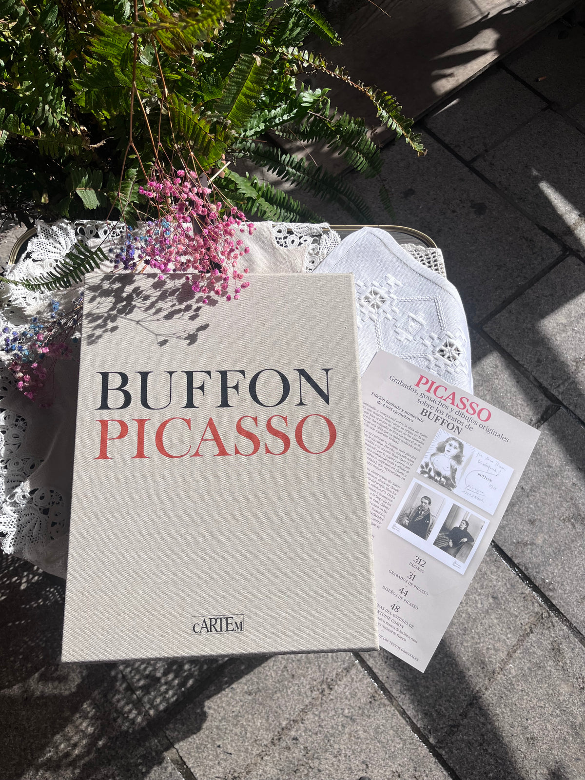 PICASSO . Grabados, gouaches y dibujos originales sobre los textos de BUFFON. CARTEM