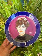 Plato porcelana O Castro