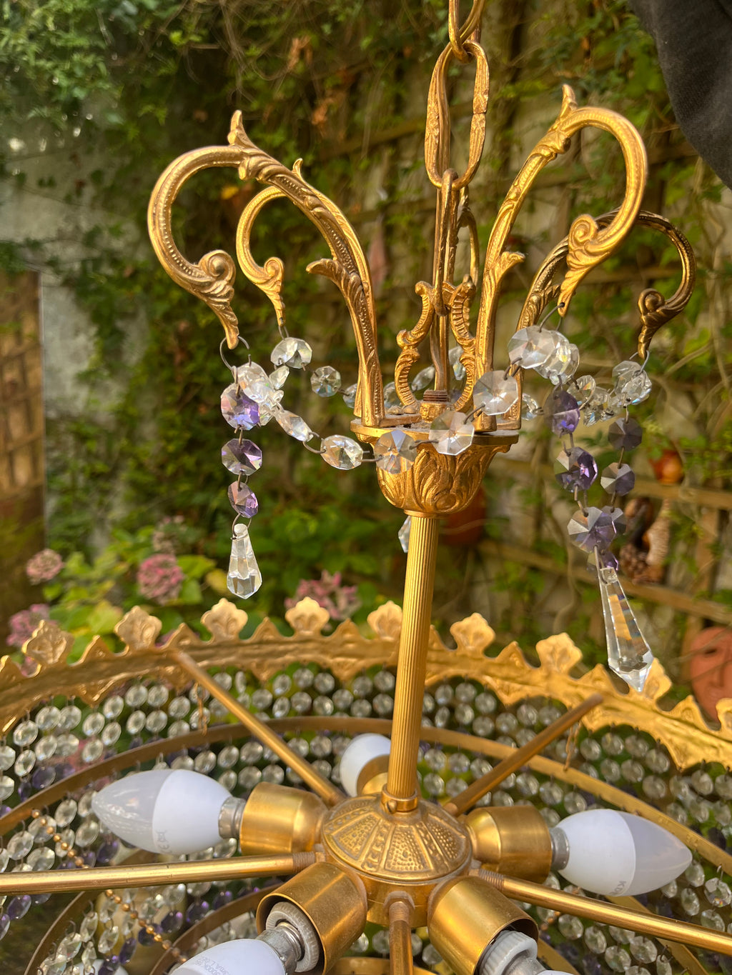 Làmpara cristal de roca.